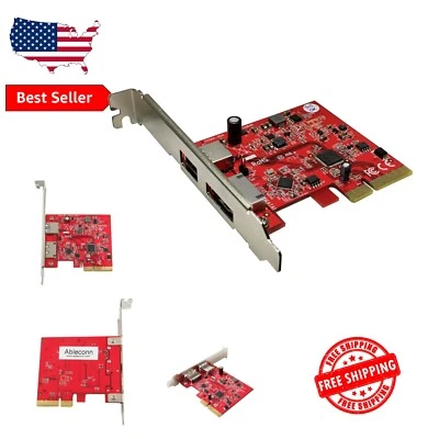 10Gbps USB 3.1 Type-A and 6Gbps eSATA III PCIe Card for Enhanced Connectivity