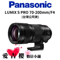 在飛比找蝦皮商城優惠-【Panasonic】LUMIX S PRO 70-200m