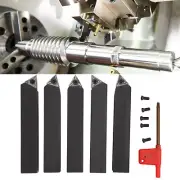 5PCs Carbide Turning Cutting Tool Indexable Cutter 3/4‑Inch For Boring