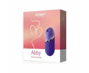 Abby Mini Clit Tongue Licking Vibrator Purple