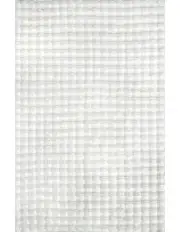 [Rug Culture] Bubble Machine Washable Rug in White