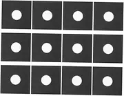 ifundom 12pcs Blank Vinyl Jackets Protective Sleeves for Records Elegant Covers Scratch Prevention Damage Protection for Record Players