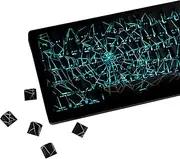 YMDK Spider Web 140 Keys Keycaps Side-lit Shine Through PBT+PC Cherry Profile Five-Sided Dye Sub Custom Keycap for MX Mechanical Keyboard 61/64/68/84/87/100/104/108 Layout