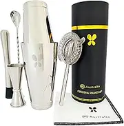 BB Australia - Boston Cocktail Shaker Set Bartender Kit for Your Home Bar. Mix Martinis, Margaritas and Many More.