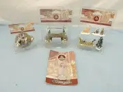 ENCHANTED FOREST FIGURES, FOOT BRIDGE, EASY PICKENS, WOODLAND ANIMALS,BIRD STAND