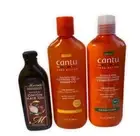 cantu sulfate free shampoo & hydrating conditioner with onion Oil set of 3