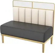 Sofas and Couches 47inch Wide Stretch Double Sofa, Modern Commercial Sofa, Suitable for Home Living Room Restaurant Hotel Sofa for Living Room Corner Chair Bedroom Salon Office