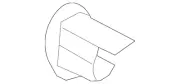 Genuine Volkswagen Reverse Sensor Bracket 3C8-919-492
