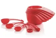Tupperware Measuring Mates / Cups / Spoons Set Of 12 NEW