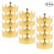 Get the Party Started Right with These 12PCS Gold Crown Hats for All Ages