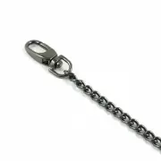 Emmaline Bags - Purse Chain with Hooks, 44" long in Gunmetal