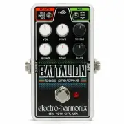 Electro-Harmonix Nano Battalion Bass Preamp and Overdrive Effects Pedal