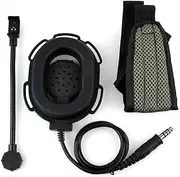 Elasticized Nylon Straps Tactical Headset Z Tactical Headphone Use with PTT for Walkie Talkie Helmet Communication for Bowman