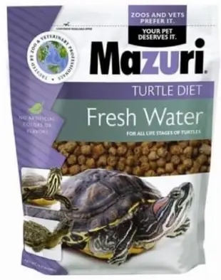 汪旺來【自取95折】美國瑪滋力Mazuri 原包裝水龜專用飼料200g/烏龜飼料
