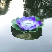 Floating Solar Pond Light Lotus Lights Lotus Solar Light Pool Garden Decoration