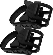 Ipetboom 2Pcs Cane Holder for Wheelchairs Mobility Scooters Sturdy Crutch Bracket Walking Stick Organizer Essential Accessory for Seniors