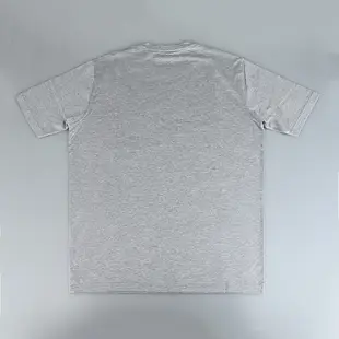 BURBERRY ELLISON標籤LOGO立體字母方形設計純棉短袖T恤(男款/灰x白)