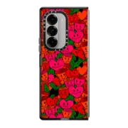 Galaxy Z Fold6 Impact Case Hearts and Roses by Matthew Langille