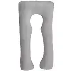 Gominimo Pregnancy Maternity Nursing Sleeping Body Pillow with Pillowcase Grey