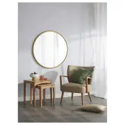 Darcy Armchair Walnut/Mustard