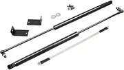 2x Front Hood Bonnet Modify Gas Struts Lift Support Shock Damper Absorber Accessories Compatible With Chery ARRIZO 5 2015-2019(Black carbon fiber)