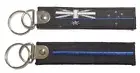 Thin Blue Line, Aust Flag, Police, Law Enforcement, TBL, Keyring, 1 x Item