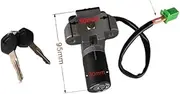 MZBZUTEDEE Motorcycle Lock 2/3/ 4/6 Wires Ignition Switch Lock Key Set Fit for EN125 TNT125 Fit for Benelli BN302 TNT300 TNT302 Stels Keeway RKX 300(6 Wires)