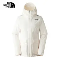 在飛比找momo購物網優惠-【The North Face 官方旗艦】北面女款白色防水透