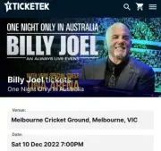 Billy Joel Tickets Melbourne A Reserve Seats
