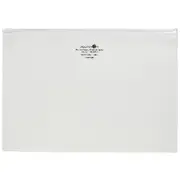 Aqua Drops Zip Open Document Wallet A3 Clear