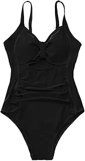 [Generic] Kids Swim Shorts Pleated Solid Color Swimsuit Beach Jumpsuits Swimsuit Hot Bikini