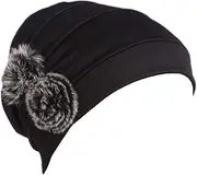 [Bigood] Ladies Soft Cotton Head Wrap Sleep Beanie Cap Chemo Cancer Turban Hat