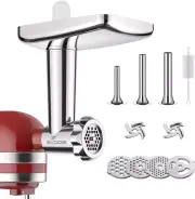 Stainless Steel Meat Grinder Attachment for Kitchenaid Stand Mixer,Meat Grinder