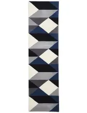[Rug Culture] Matrix Pure Wool Steel Runner Rug 904 in Multi