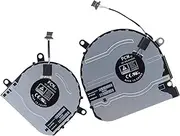 Deal4GO CPU Cooling Fan M45465-001 w/GPU Graphics Fan M45466-001 Set Replacement for H P Envy X360 15-ES 15-EU 15M-EU 15M-ES 15-ES2026NR 15-EU0097NR