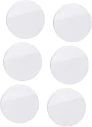 jojofuny Watch Lens Parts 6 Pcs Flat Round Glass Lens Watch Screen Protector Easy Install