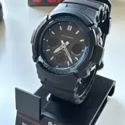 Casio Men's G-SHOCK Stainless Steel Quartz Watch with Resin AWG-M100A-1ACR