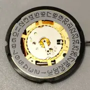 Swiss Made Ronda 715 Quartz Watch Movement Date At 3/6 Golden Replacement
