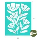 NEW “Spring Vibes” Chalk Couture Chalk Transfer Stencil Size B