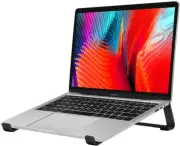 Aluminum Laptop Stand for Desk Cooling Ergonomic Design Fits Macbook Dell Lenovo