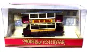 KKar Matchbox - 1990 Yesteryears - Y-15D * 1920 Preston Tram - Brown - Zebra