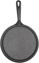 IMUSA 9.5" Pre-Seasoned Cast Iron Round Pan Pizza Comal