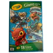 SKYLANDERS 2014 Crayola 18 Giant Coloring Pages Book Spyro Stealth Prism SEALED