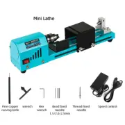 150W Mini Lathe Beads Machine Miniature Buddha Pearl Lathe DIY Woodworking Tool