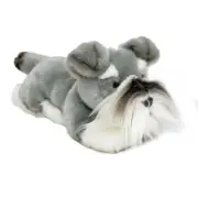 Scoobie the Schnauzer Dog Soft Plush Toy 11"/28cm Small Bocchetta Plush Toys