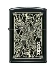 ZIPPO LIGHTER SKULL GUITARS LIMITED EDITION BLACK CASE