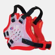 Cliff Keen YF5 Youth Tornado Wrestling Headgear/Earguards, Trans/Scarlet/Black
