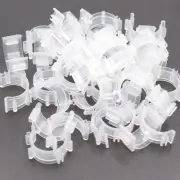 Joyangy 100pcs Sewing Bobbin Clips Clear Bobbin Holder Plastic Thread Clamps ...