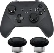 2Pcs Elite Controller Short Magnetic Thumbsticks Replacement for Xbox Elite Series 2 Controller, Elite Series 2/2 Core Thumbsticks Accessories for Xbox Elite Series 2 Core Controller(Black)