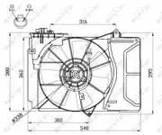 Fits Toyota Yaris 1999-2005 1.0 1.3 1.4 D 1.5 PV Engine Cooling Fan